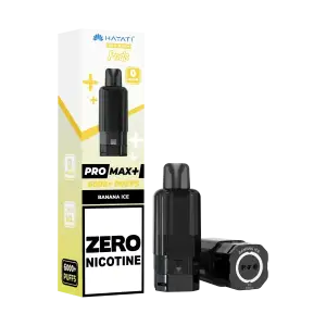 Banana Ice Hayati Pro Max Plus 6000 Prefilled Pod Zero Nicotine